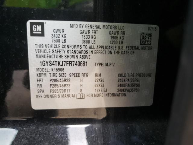 Photo 10 from auction – 2015 CADILLAC ESCALADE E with VIN 1GYS4TKJ7FR740681