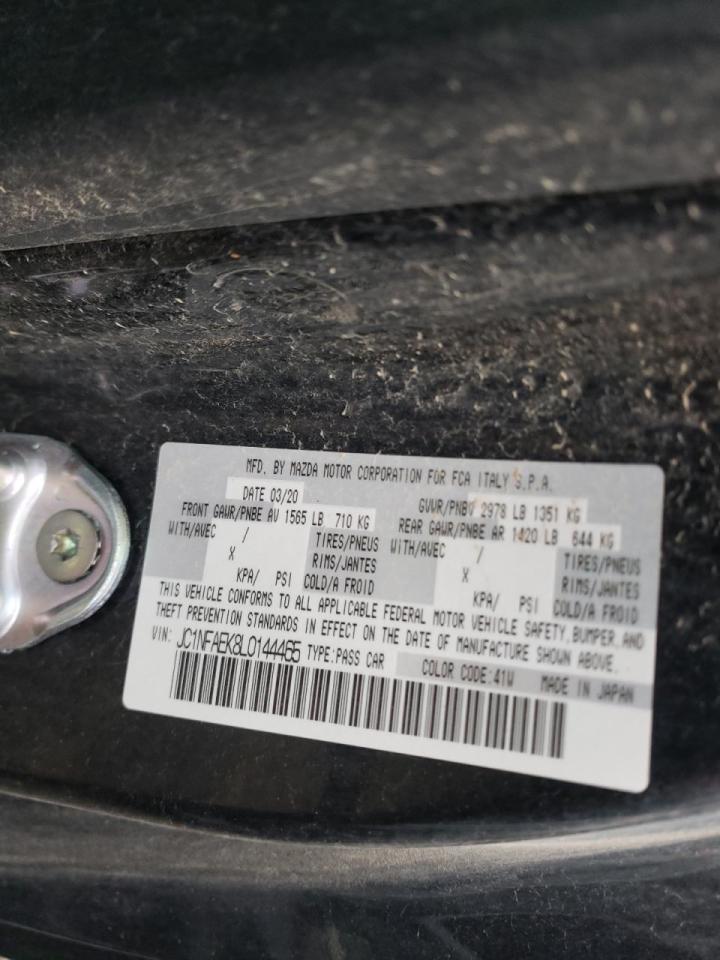 Photo 10 from auction – 2020 FIAT 124 SPIDER with VIN JC1NFAEK8L0144465