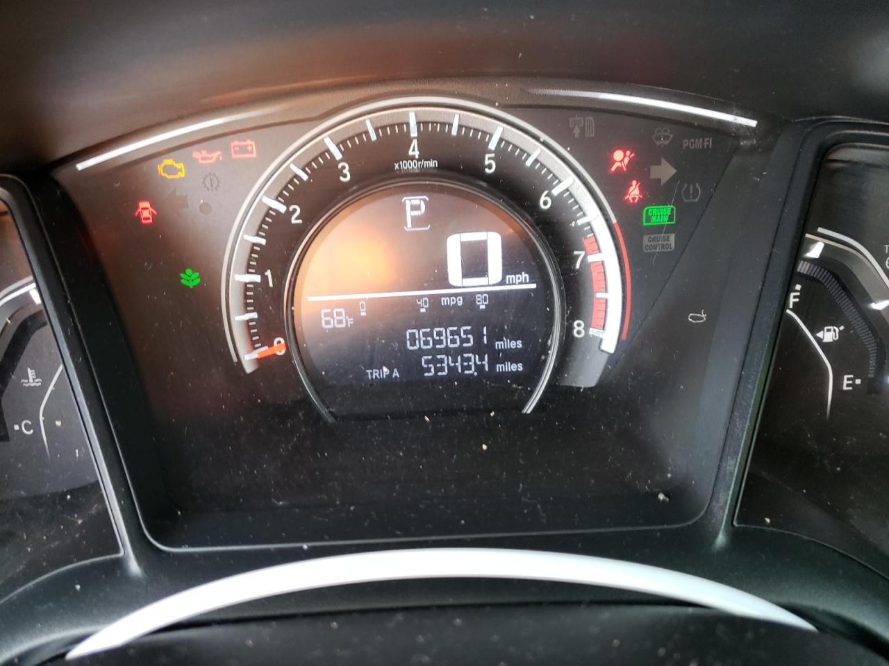 Photo 8 from auction – 2016 HONDA CIVIC LX with VIN 2HGFC2F58GH543264