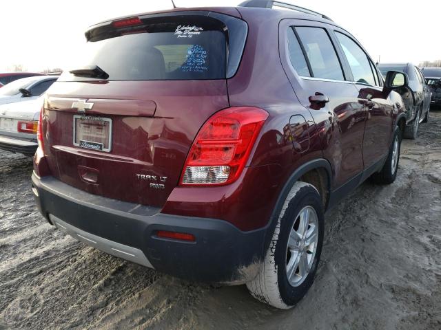 Photo 4 from auction – 2016 CHEVROLET TRAX 1LT with VIN 3GNCJPSB2GL239734