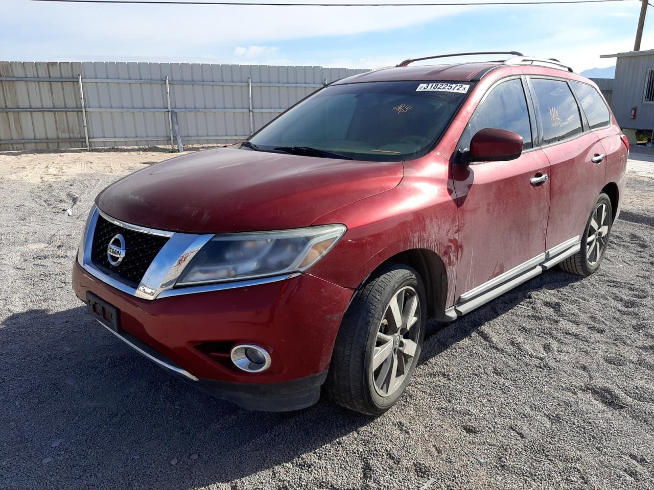 Photo 2 from auction – 2013 NISSAN PATHFINDER with VIN 5N1AR2MNXDC655519