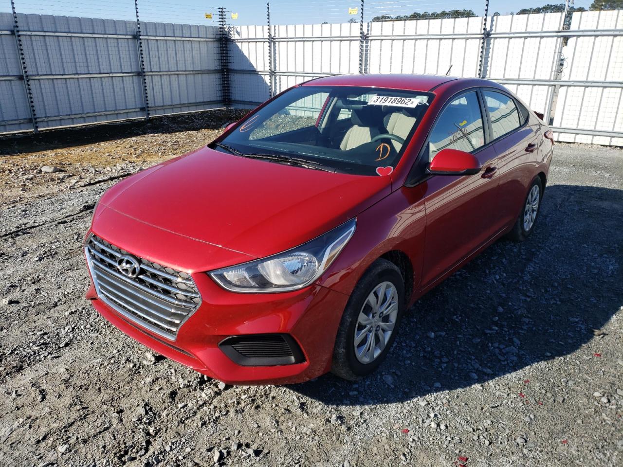 Photo 2 from auction – 2020 HYUNDAI ACCENT SE with VIN 3KPC24A63LE101627
