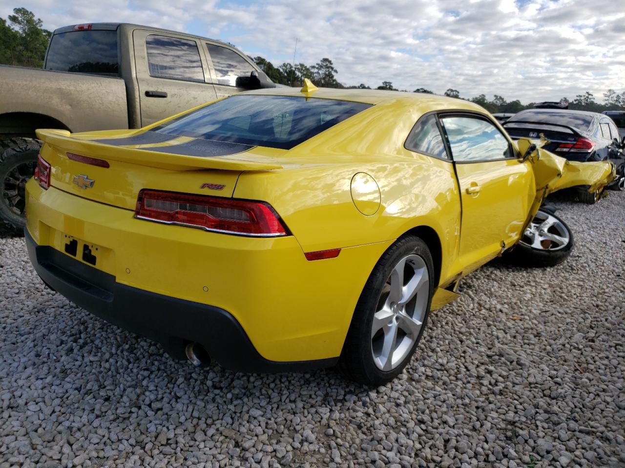 Photo 4 from auction – 2015 CHEVROLET CAMARO LT with VIN 2G1FF1E33F9248252