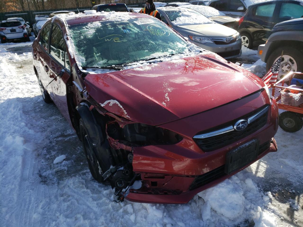 SUBARU IMPREZA 2020 with VIN 4S3GKAA63L1600642 - Photo from auction