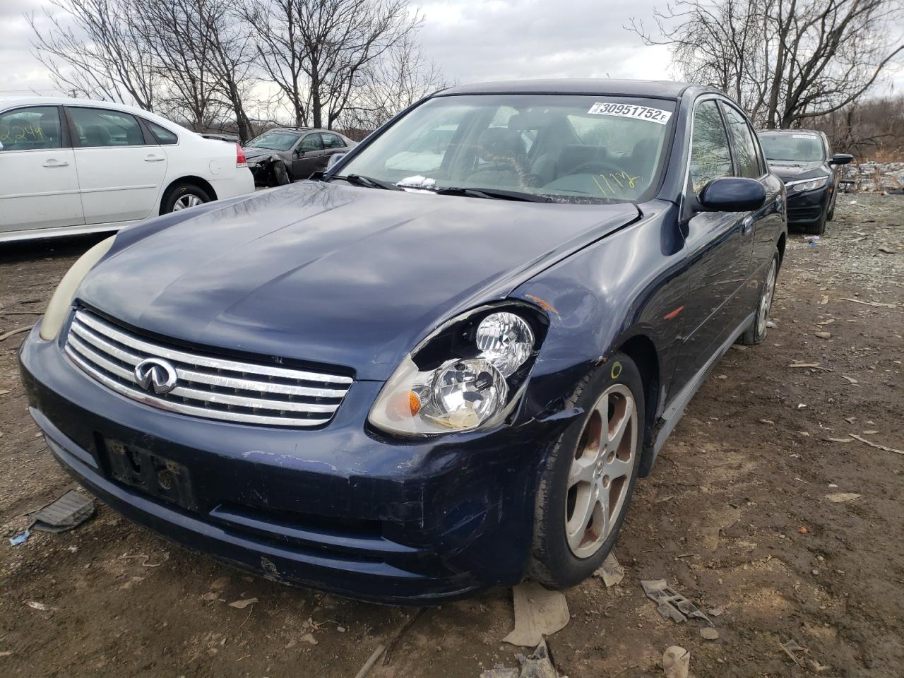 Photo 2 from auction – 2003 INFINITI G35 with VIN JNKCV51E83M012575