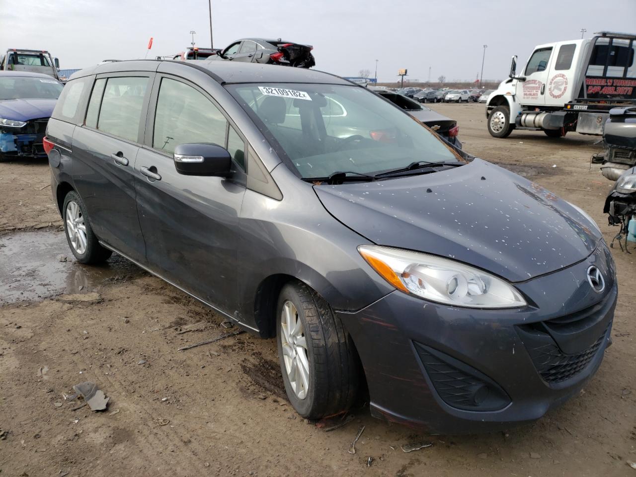 MAZDA 5 2013 with VIN JM1CW2BL5D0145555 - Photo from auction