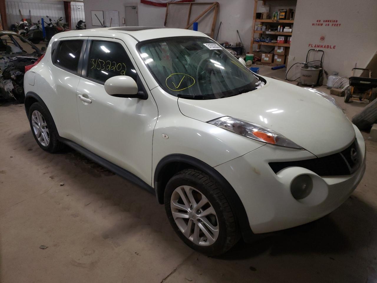 NISSAN JUKE S 2012 with VIN JN8AF5MV9CT122840 - Photo from auction