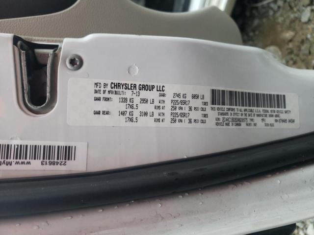Photo 10 from auction – 2013 CHRYSLER TOWN & COU with VIN 2C4RC1BG9DR820975