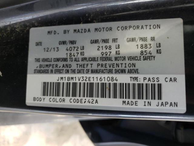 Photo 10 from auction – 2014 MAZDA 3 TOURING with VIN JM1BM1V32E1161084