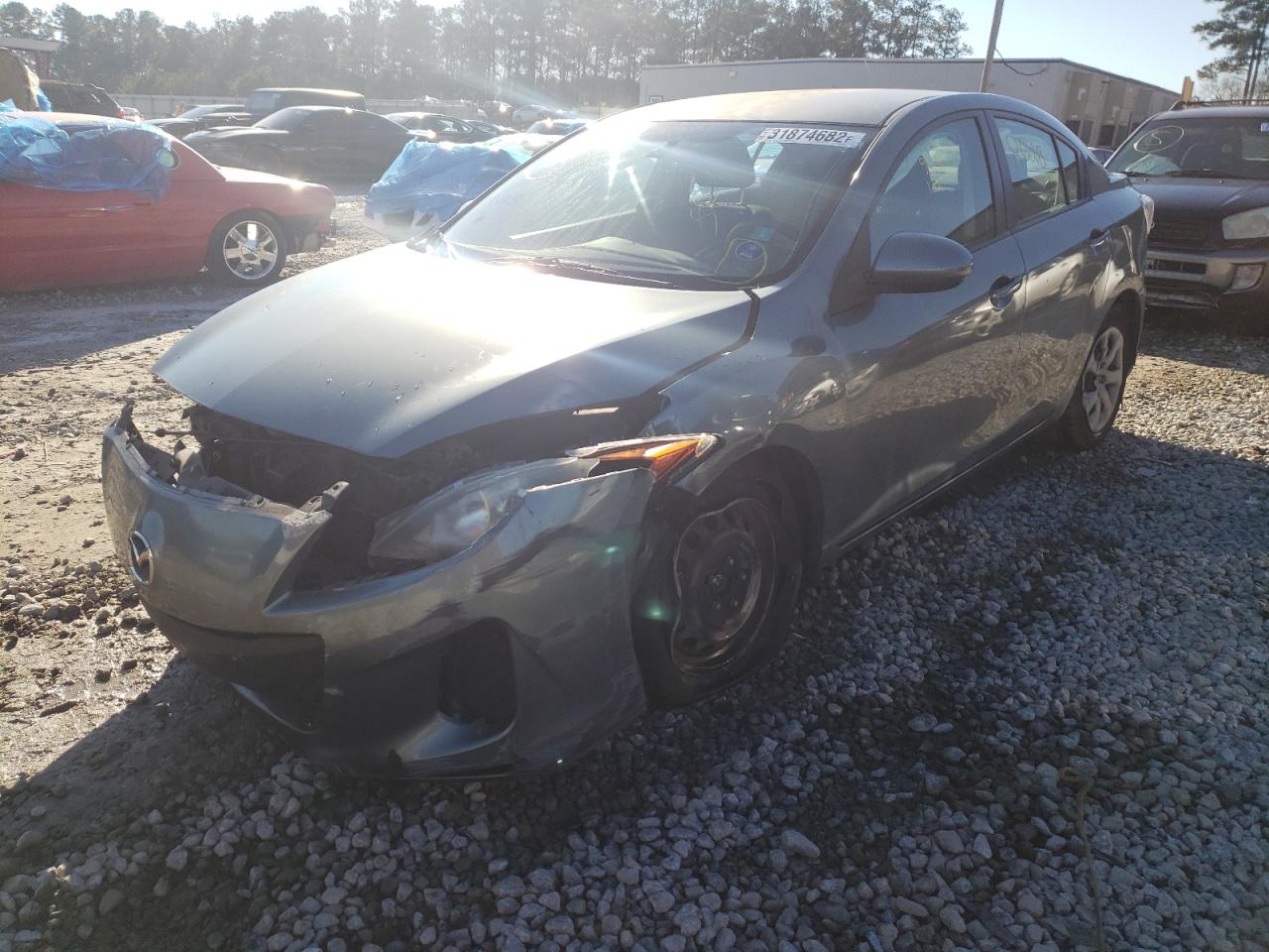 Photo 2 from auction – 2012 MAZDA 3 I with VIN JM1BL1UFXC1595281