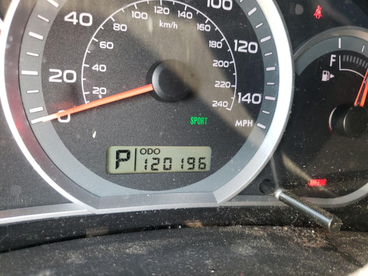 Photo 8 from auction – 2009 SUBARU IMPREZA 2. with VIN JF1GE61649H512919
