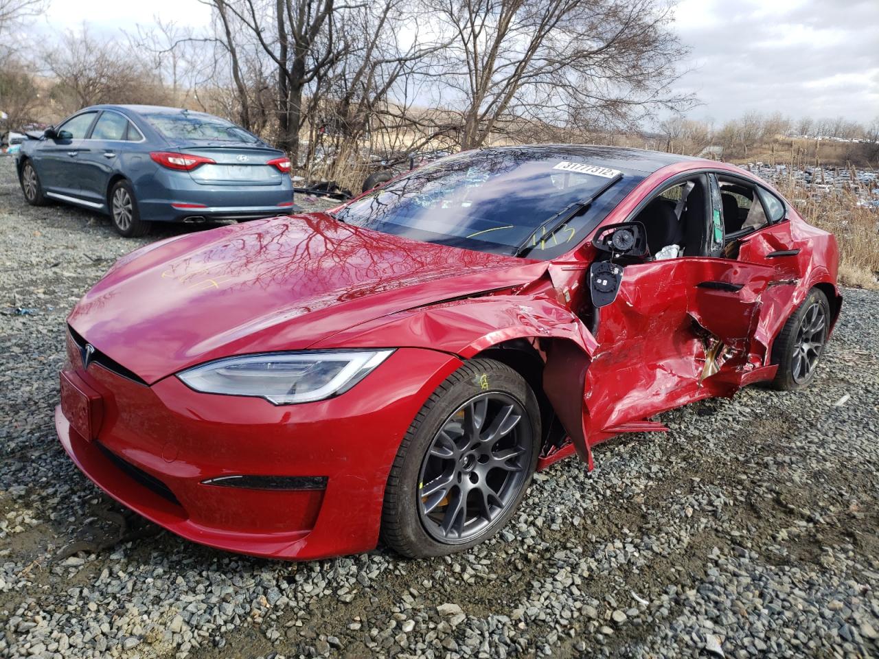 Photo 9 from auction – 2021 TESLA MODEL S with VIN 5YJSA1E53MF440219