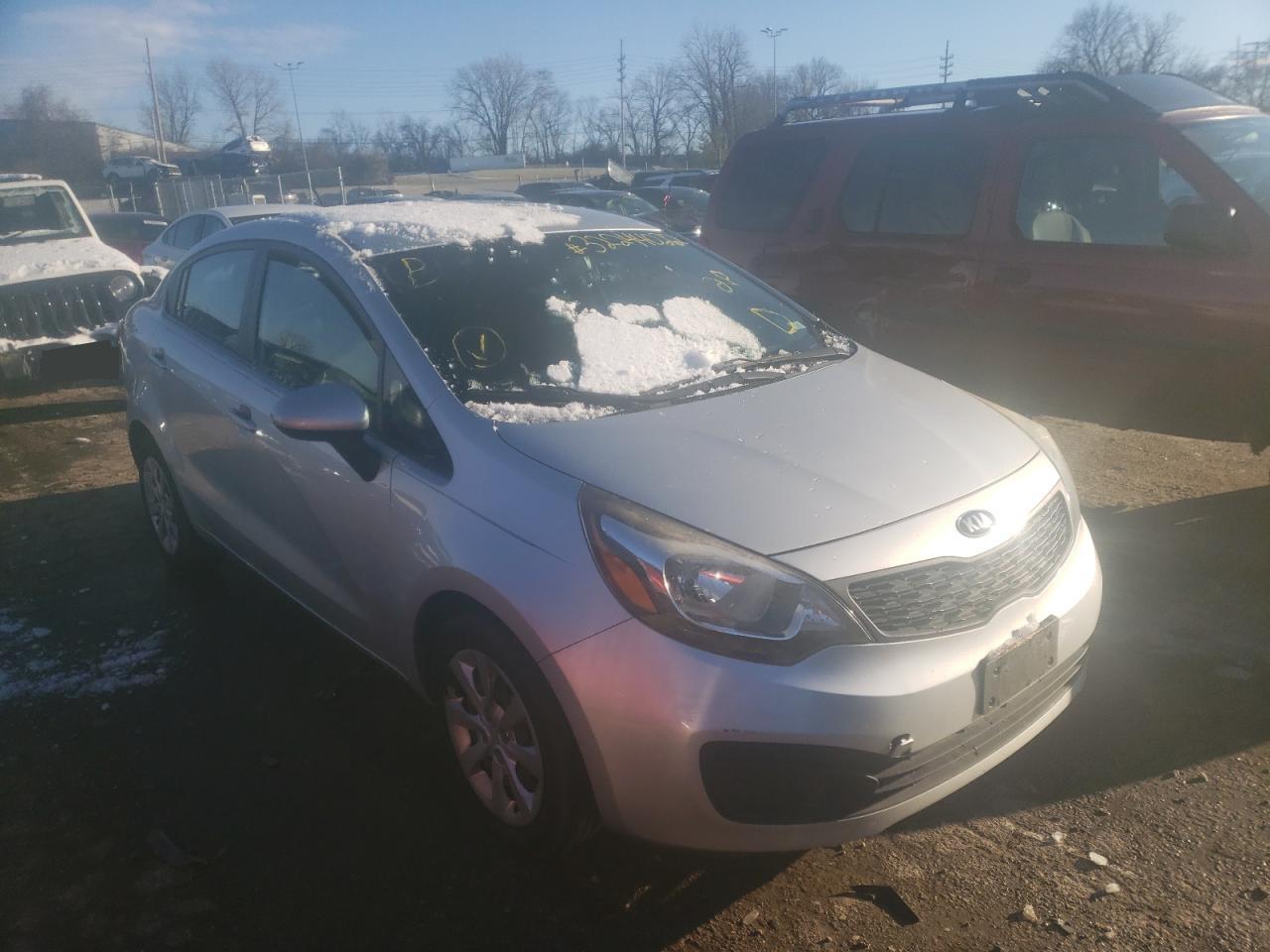 KIA RIO LX 2015 with VIN KNADM4A36F6463768 - Photo from auction