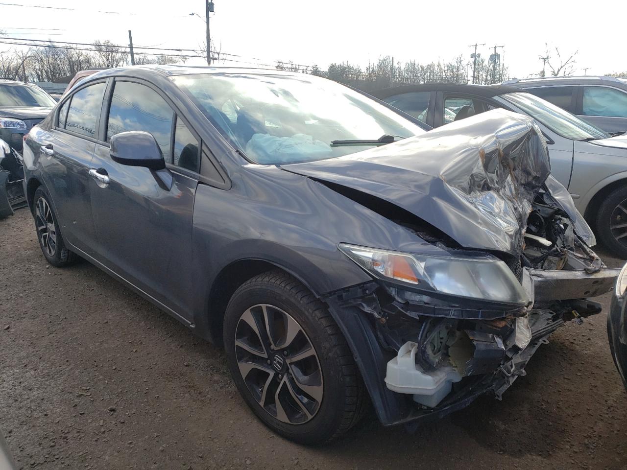 HONDA CIVIC EX 2013 with VIN 2HGFB2F85DH531520 - Photo from auction