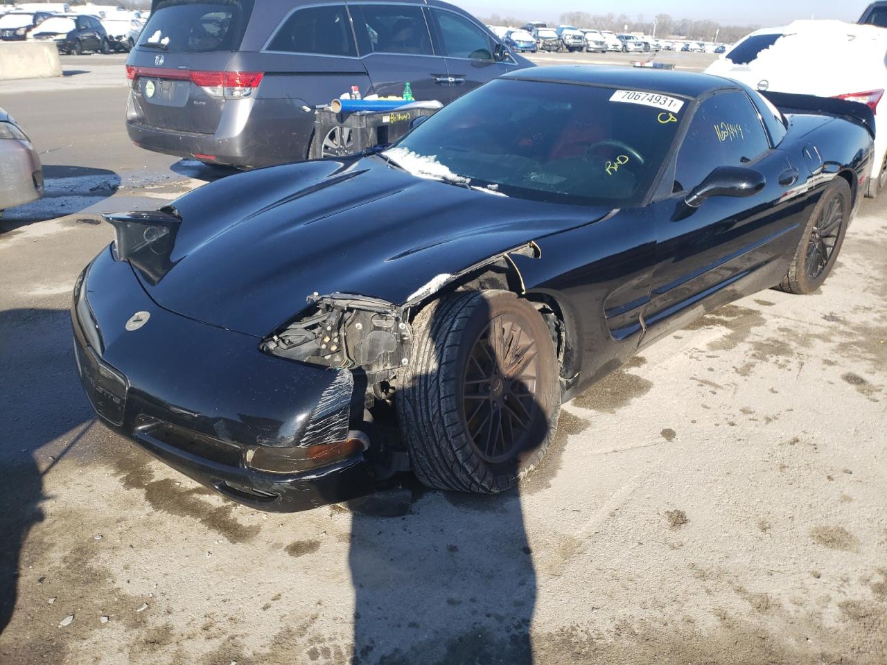Photo 2 from auction – 2002 CHEVROLET CORVETTE with VIN 1G1YY22G725110754