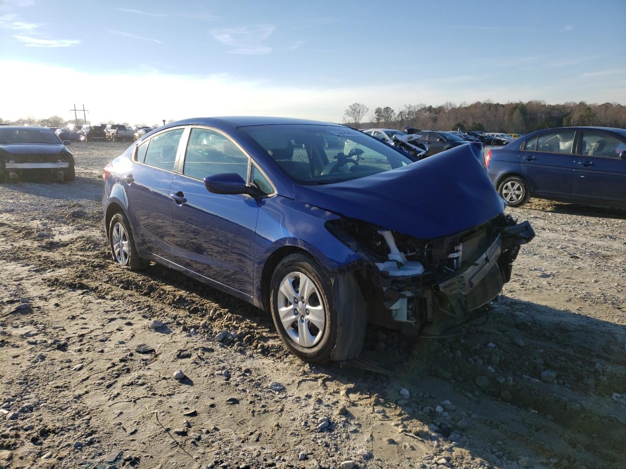 KIA FORTE LX 2018 with VIN 3KPFL4A76JE176063 - Photo from auction