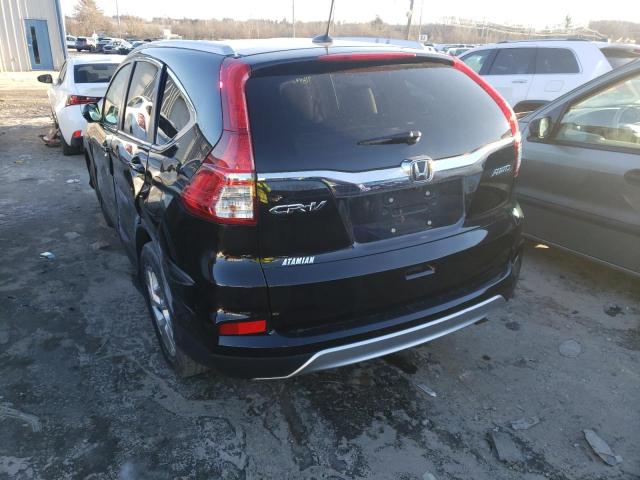 Photo 3 from auction – 2016 HONDA CR-V EXL with VIN 5J6RM4H75GL118567