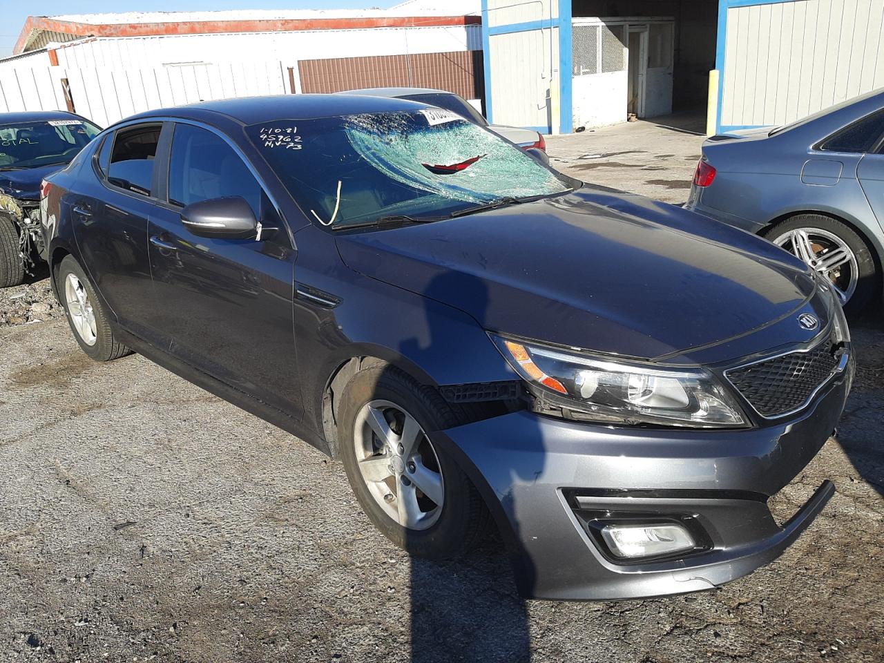 KIA OPTIMA LX 2015 with VIN KNAGM4A72F5632044 - Photo from auction