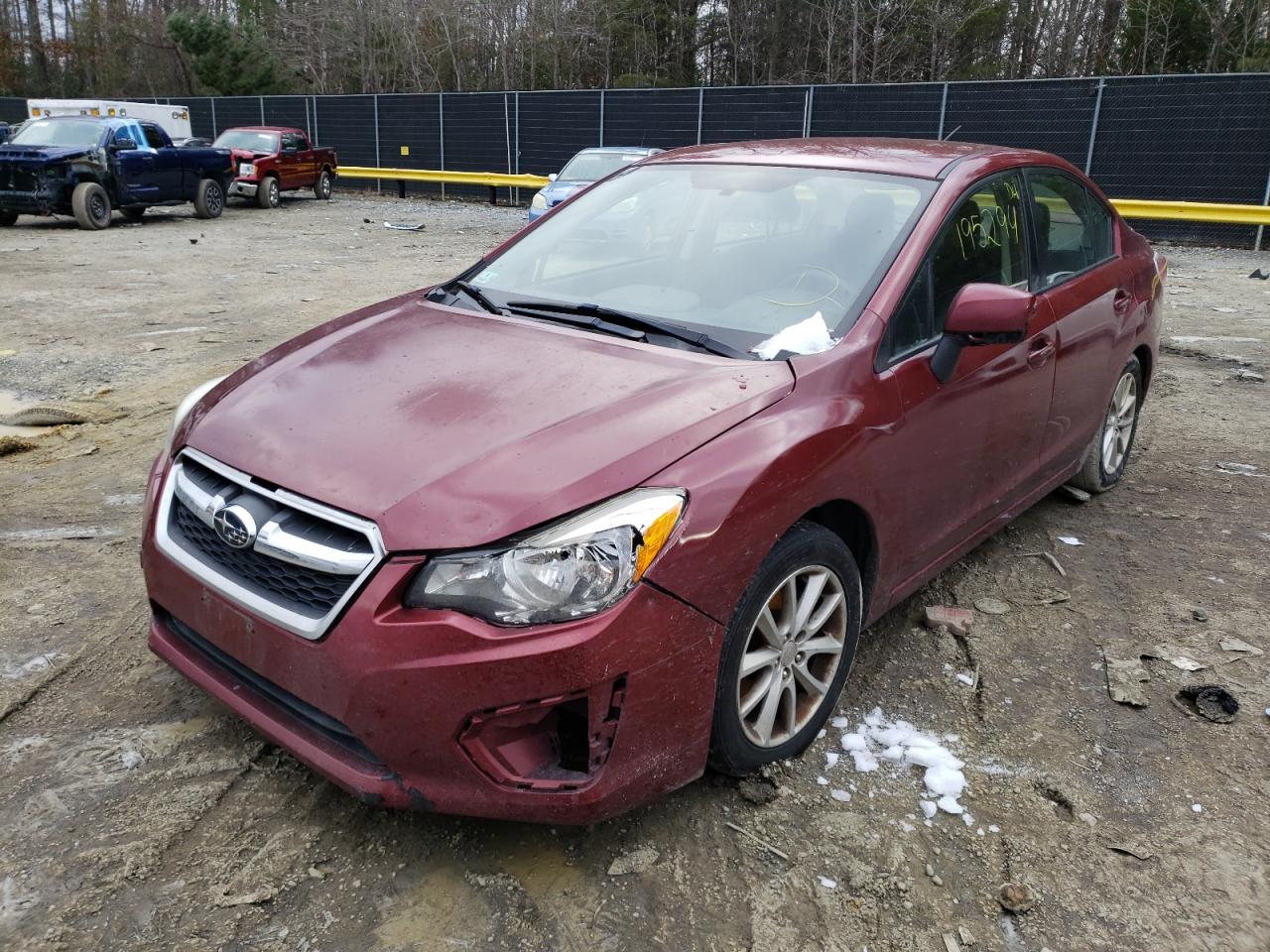 Photo 2 from auction – 2012 SUBARU IMPREZA PR with VIN JF1GJAC60CH022609