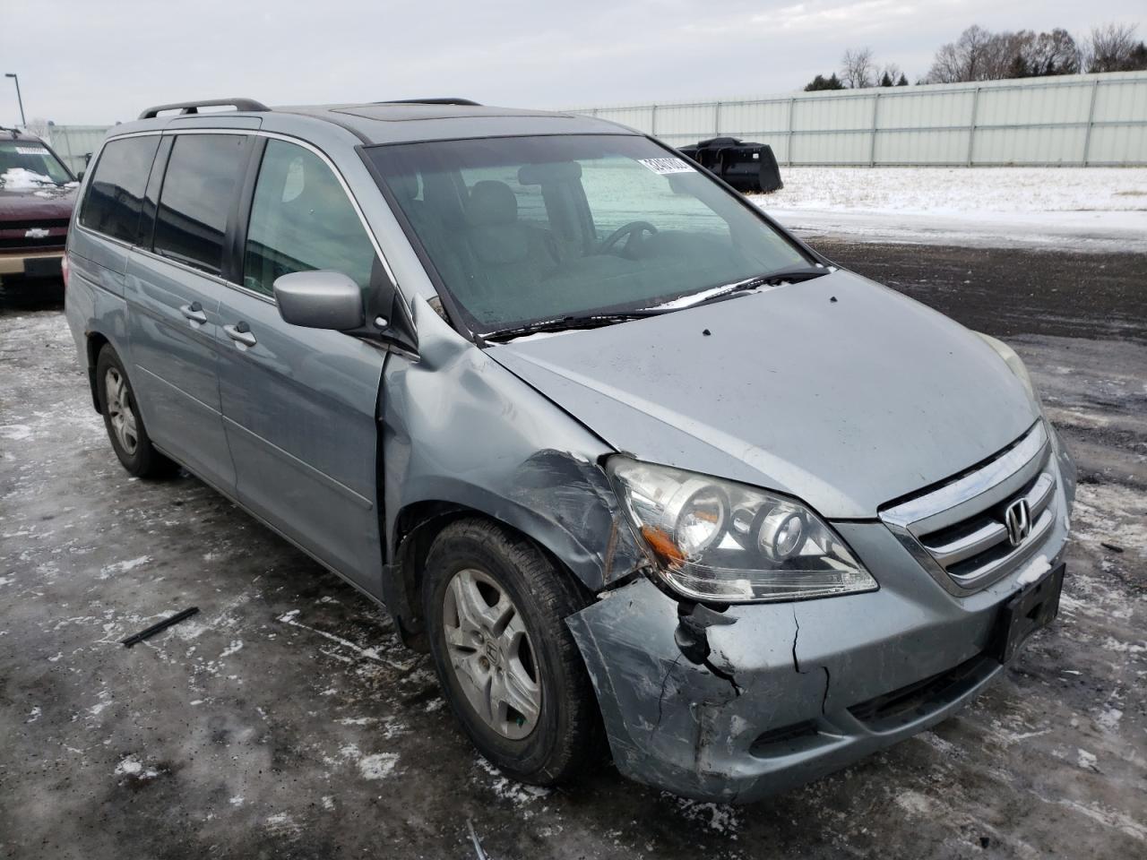 HONDA ODYSSEY EX 2007 with VIN 5FNRL38757B114718 - Photo from auction