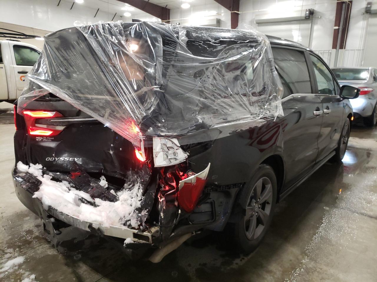 Photo 4 from auction – 2022 HONDA ODYSSEY EX with VIN 5FNRL6H53NB004487