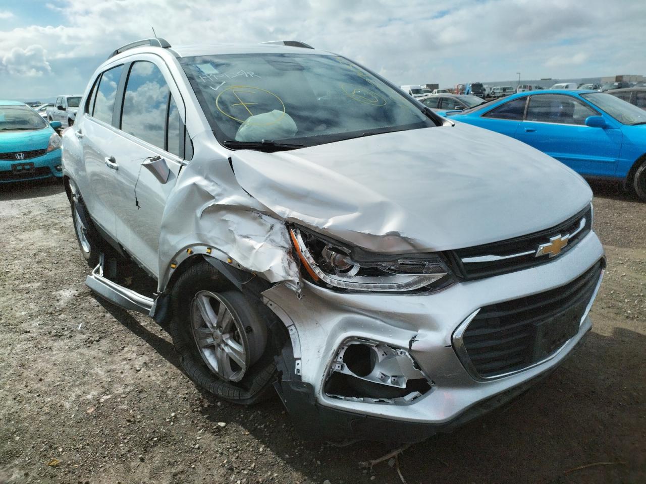 CHEVROLET TRAX 1LT 2019 with VIN KL7CJLSB8KB894554 - Photo from auction