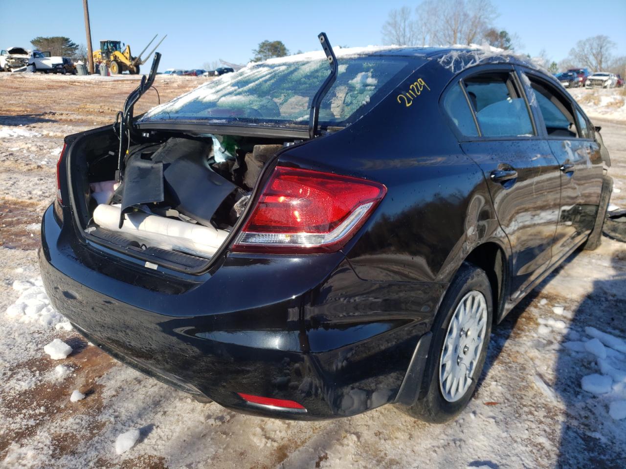 Photo 4 from auction – 2013 HONDA CIVIC EX with VIN 2HGFB2F83DH530852