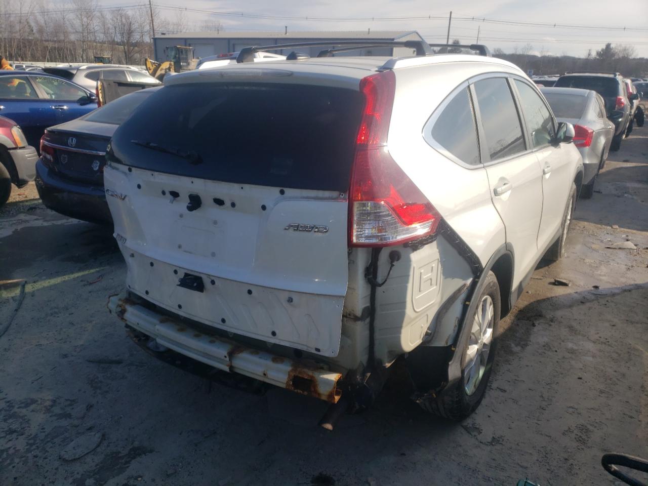Photo 4 from auction – 2012 HONDA CR-V EXL with VIN 5J6RM4H71CL061195