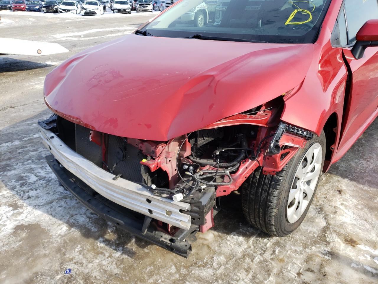 Photo 9 from auction – 2020 TOYOTA COROLLA LE with VIN 5YFEPRAE4LP047624