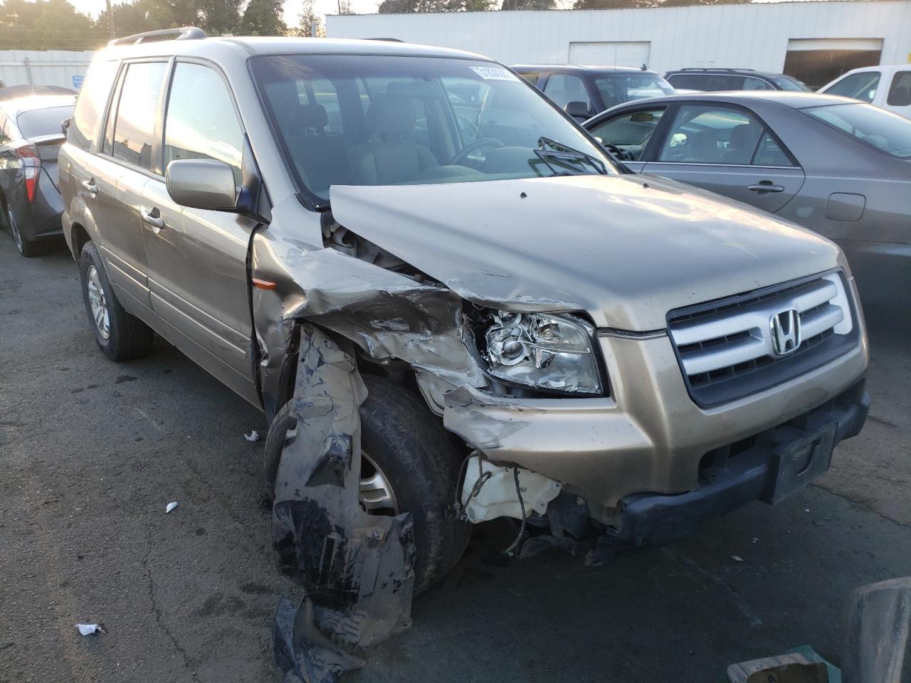 HONDA PILOT VP 2008 with VIN 5FNYF18258B027740 - Photo from auction