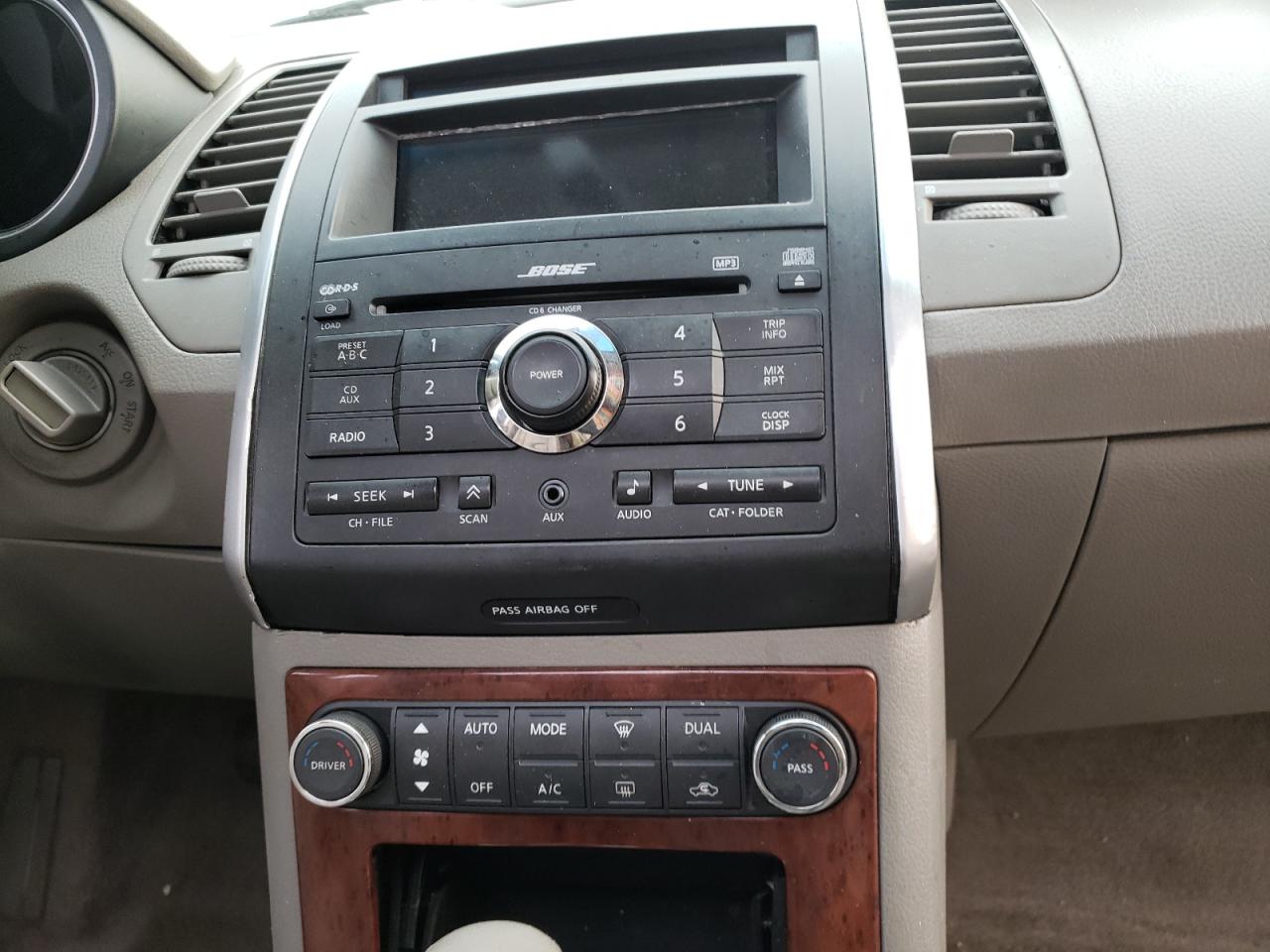 Photo 9 from auction – 2007 NISSAN MAXIMA SE with VIN 1N4BA41E87C850187