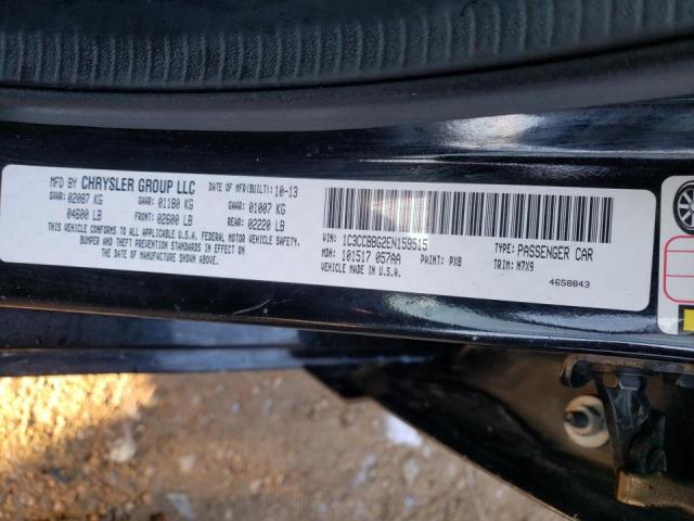 Photo 10 from auction – 2014 CHRYSLER 200 TOURIN with VIN 1C3CCBBG2EN159515