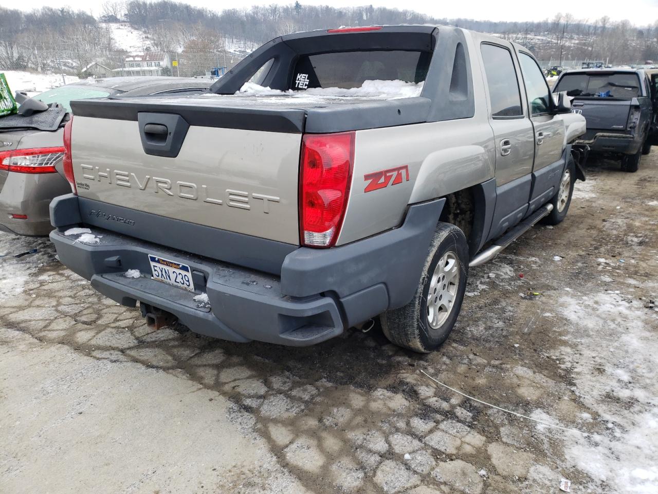 Photo 4 from auction – 2003 CHEVROLET AVALANCHE with VIN 3GNEK13T23G228813