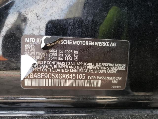 Photo 10 from auction – 2016 BMW 328 I SULE with VIN WBA8E9C5XGK645105