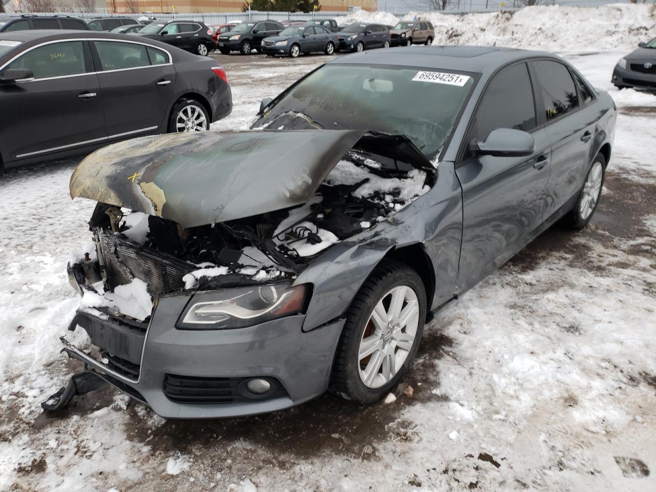 Photo 2 from auction – 2012 AUDI A4 PREMIUM with VIN WAUBFCFL6CN019540