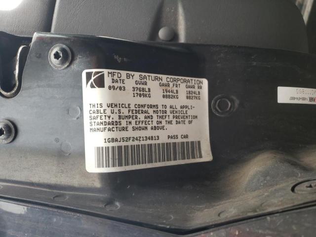 Photo 10 from auction – 2004 SATURN ION LEVEL with VIN 1G8AJ52F24Z134813