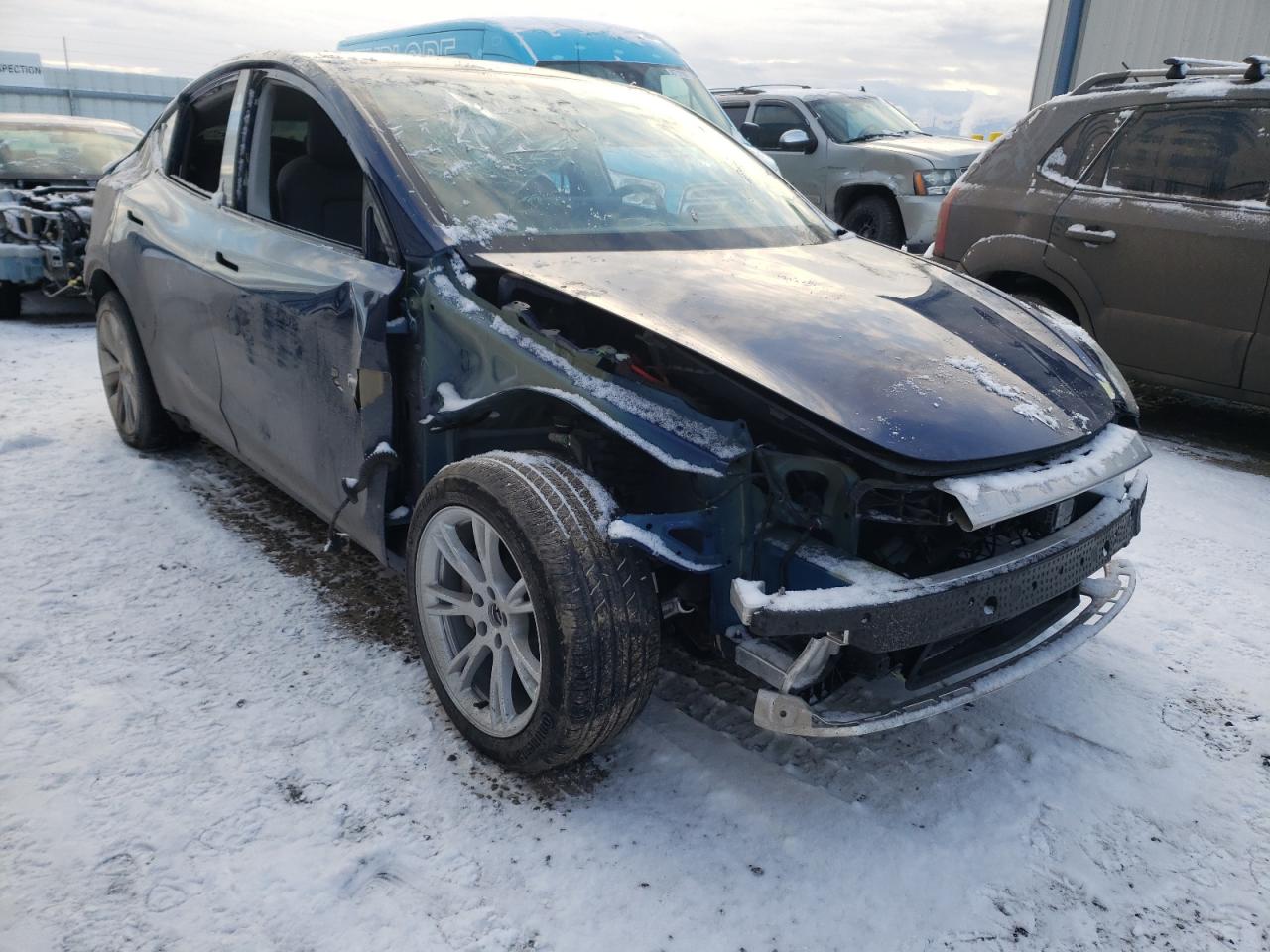 TESLA MODEL Y 2021 with VIN 5YJYGDEE9MF122826 - Photo from auction