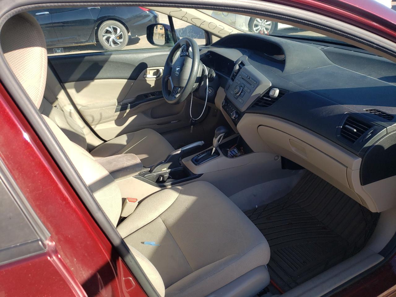 Photo 5 from auction – 2012 HONDA CIVIC LX with VIN 2HGFB2F55CH574937