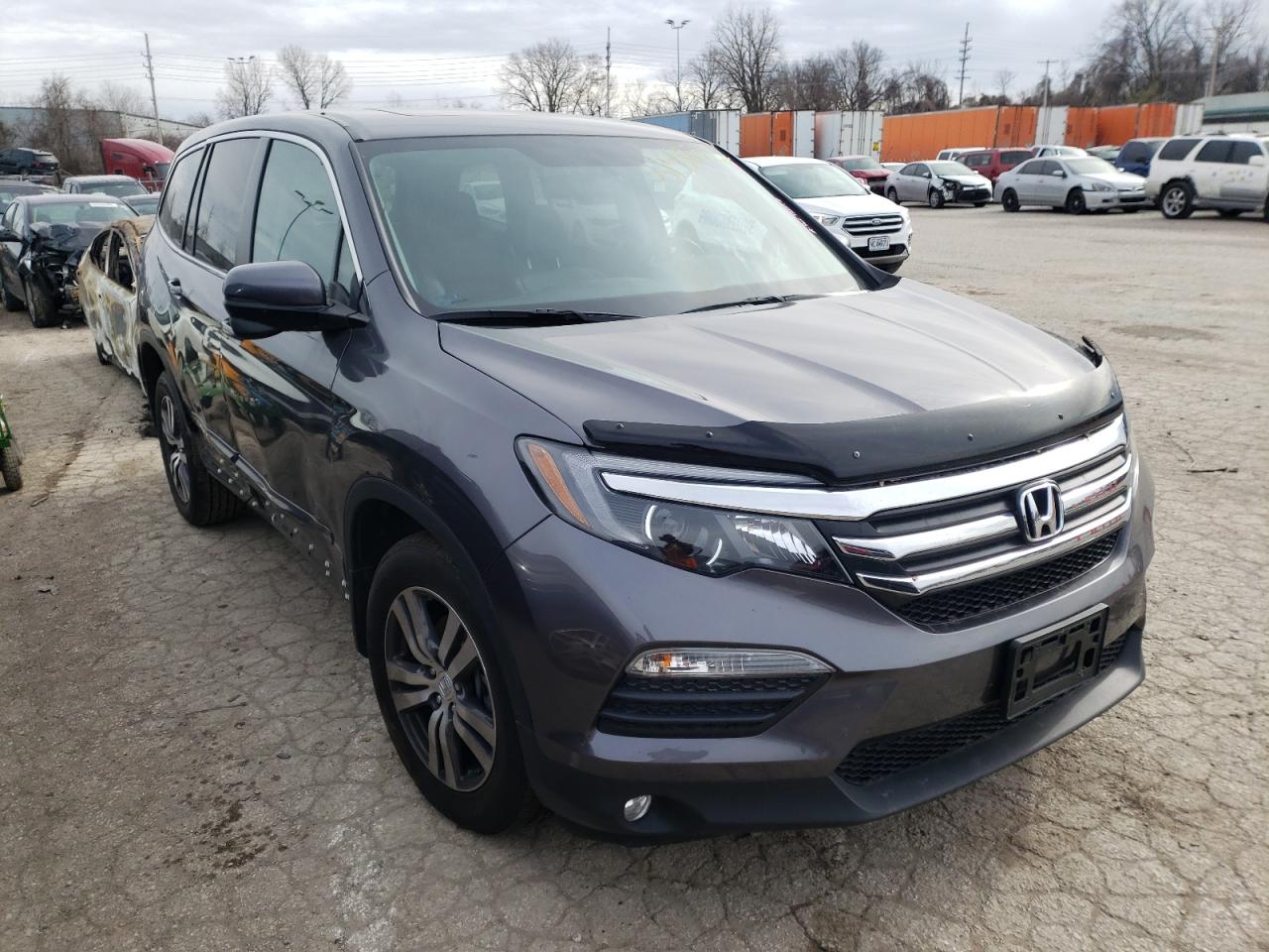 HONDA PILOT EXL 2017 with VIN 5FNYF6H84HB069849 - Photo from auction