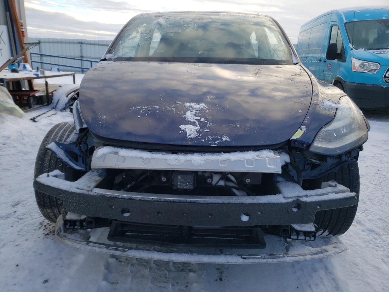 Photo 9 from auction – 2021 TESLA MODEL Y with VIN 5YJYGDEE9MF122826
