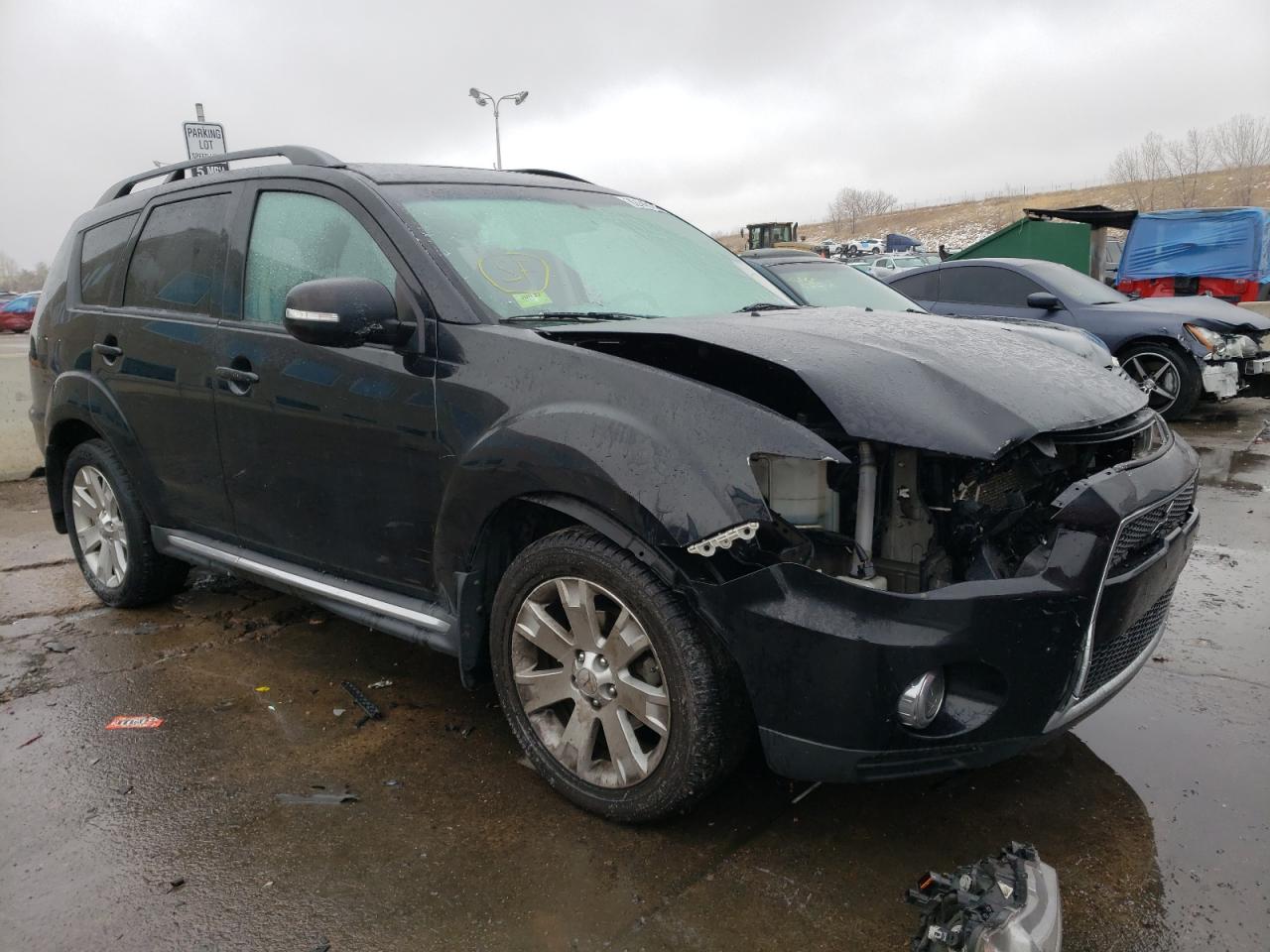MITSUBISHI OUTLANDER 2013 with VIN JA4JT3AW6DU015921 - Photo from auction
