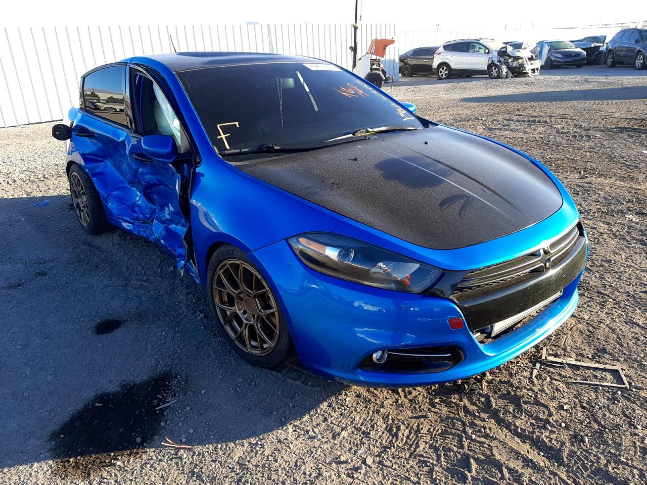 DODGE DART GT 2015 with VIN 1C3CDFEB1FD224074 - Photo from auction