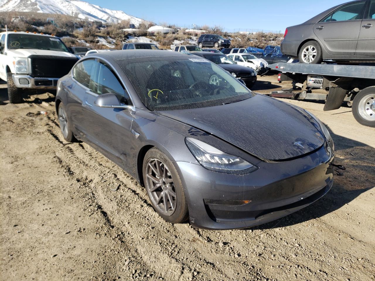 TESLA MODEL 3 2020 with VIN 5YJ3E1EA7LF739345 - Photo from auction