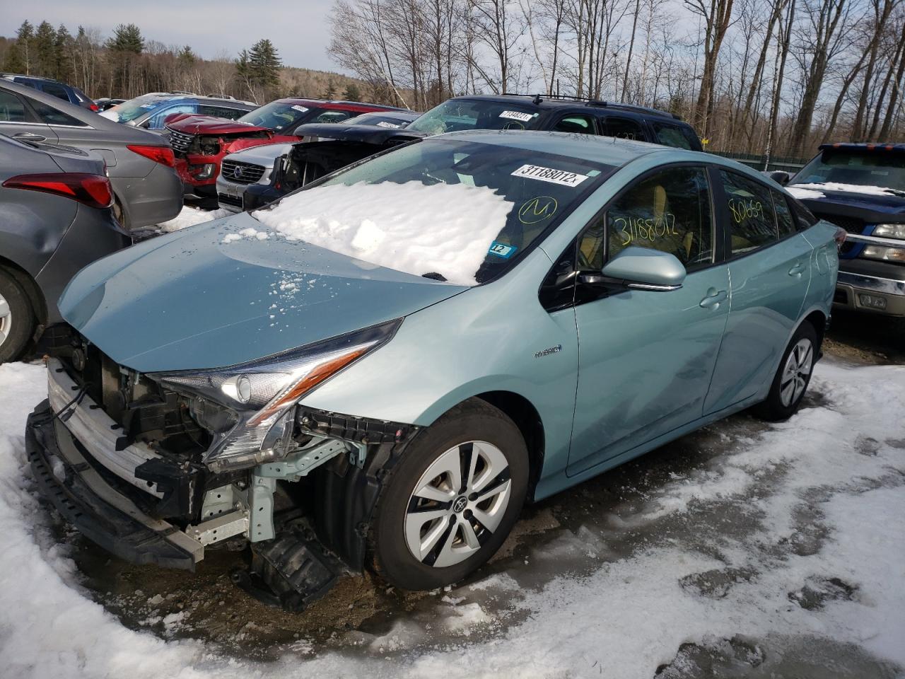 Photo 2 from auction – 2018 TOYOTA PRIUS with VIN JTDKBRFU3J3083733