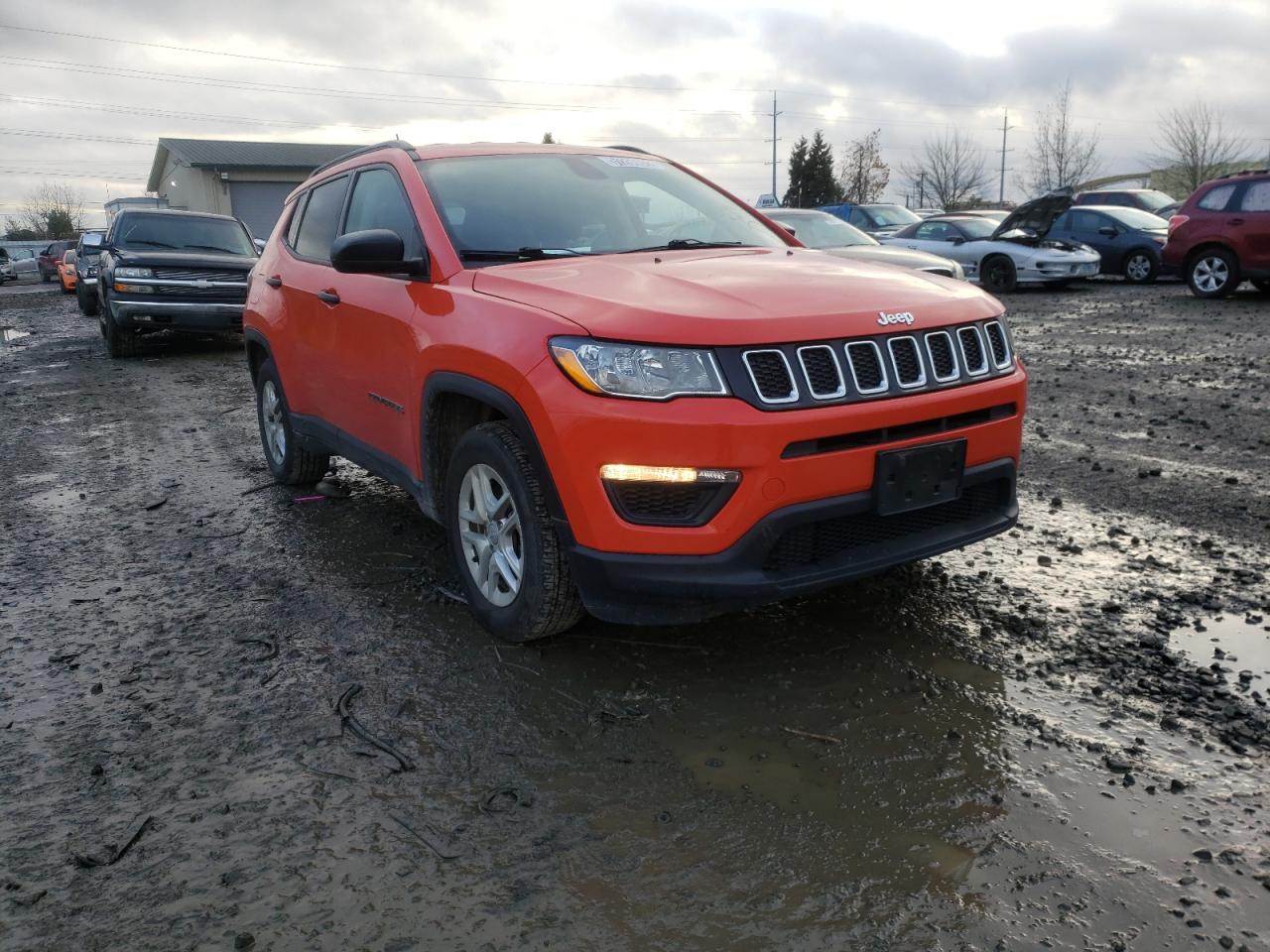 JEEP COMPASS SP 2018 with VIN 3C4NJCAB6JT368739 - Photo from auction