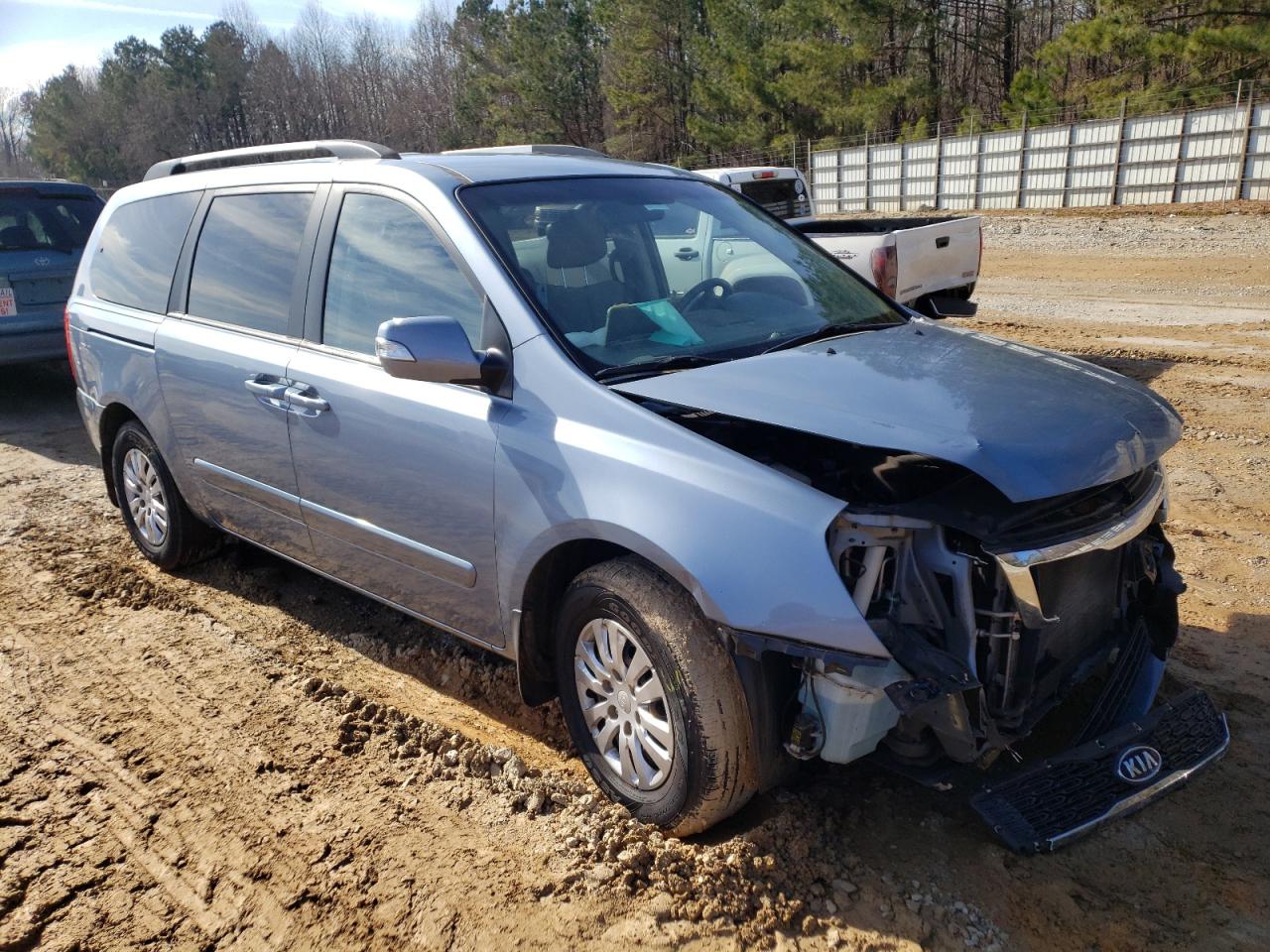 KIA SEDONA LX 2012 with VIN KNDMG4C78C6420457 - Photo from auction