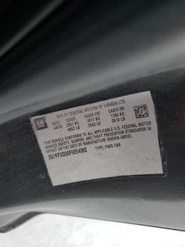 Photo 10 from auction – 2015 CHEVROLET CAMARO LT with VIN 2G1FF3D36F9254382