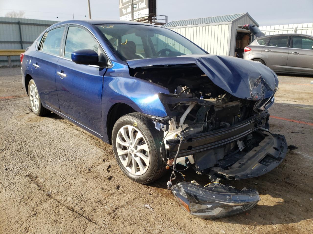 Photo 1 from auction – 2019 NISSAN SENTRA S with VIN 3N1AB7AP2KY342967