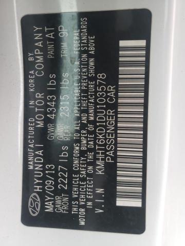 Photo 10 from auction – 2013 HYUNDAI GENESIS CO with VIN KMHHT6KD1DU103578