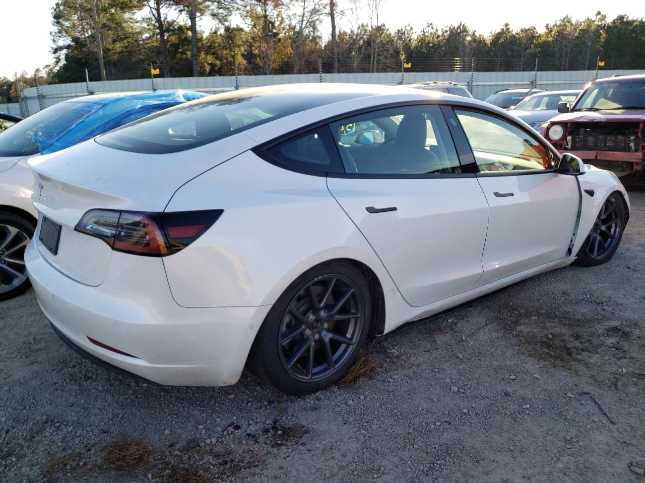Photo 4 from auction – 2021 TESLA MODEL 3 with VIN 5YJ3E1EA1MF914805